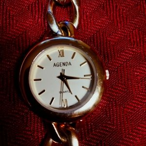 Agenda large bracelet watch